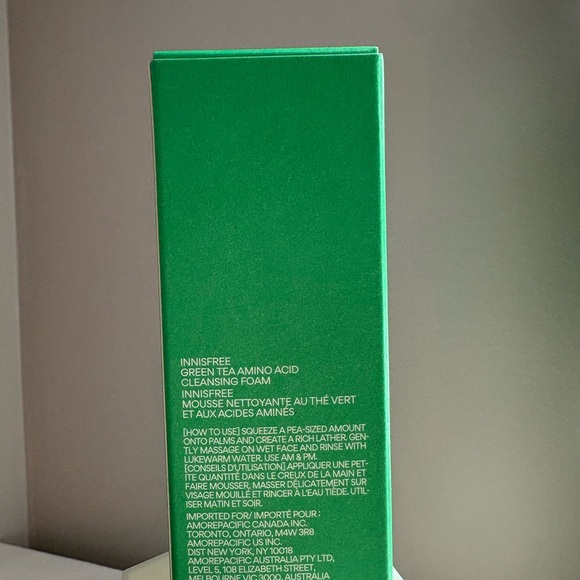 Innisfree Green Tea Amino Acid Cleansing Foam 30mL Mini NEW Sealed - Picture 9 of 10